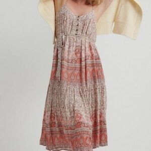 Lucky Brand Floral Bohemian Summer Dress